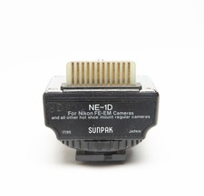 Sunpak NE-1D Hot Shoe Dedicated Flash Module Nikon FE EM Cameras 422D 444D 333D