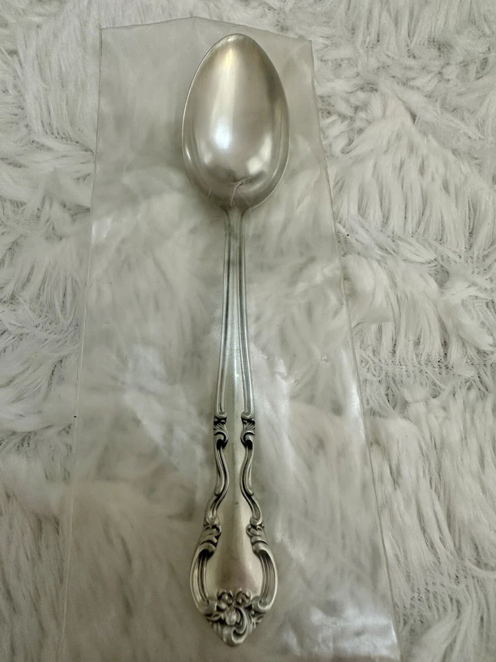 Cuchara bebé vintage de plata de ley Easterling NUEVA Foto 2 de 4