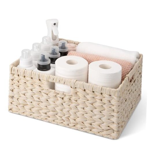 Basket for Organizing, Wicker Storage 16 ½