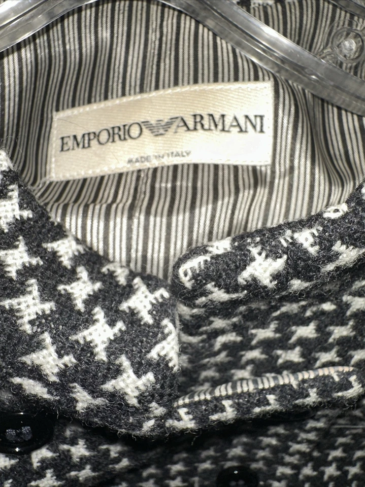 Chaqueta Blazer Emporio Armani Lujo Ajustada de Lana Talla 38 Foto 4 de 4