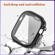 49MM PC Full Cover Case Tempered Screen Protector For Apple Watch Series 8 Ultra