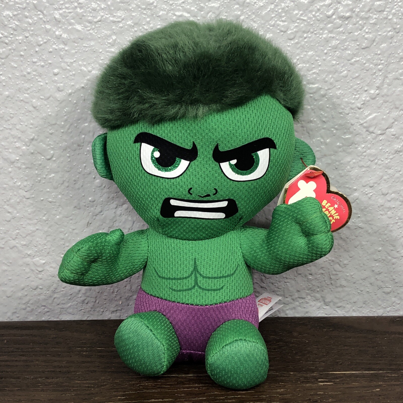 Ty Beanie Babies Marvel The Incredible Hulk 6