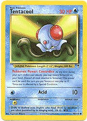 Legendary Collection 96/110 Tentacool Pokemon Card 