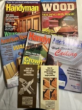DIY Moulding How-to Magazine Crown Molding Walls Ceilings Workshop Set Of 5