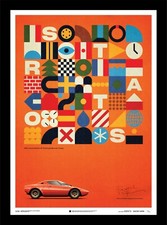 1971 LANCIA STRATOS HF Prototipo Rally Fuori Produzione Stampa Arte Poster FIRMATO LtdEd100
