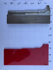 5/16 Corrugated High Speed Steel Molding Knives - Base Board Profile