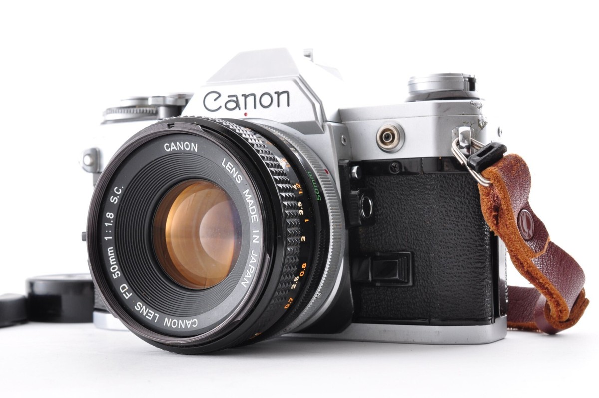 Canon AE-1 Silver / Lens FD 50mm f/1.8 S.C. Excellent+3 SLR Canon AE-1 Silver / Lens FD 50mm f/1.8 S.C. Excellent+3 SLR