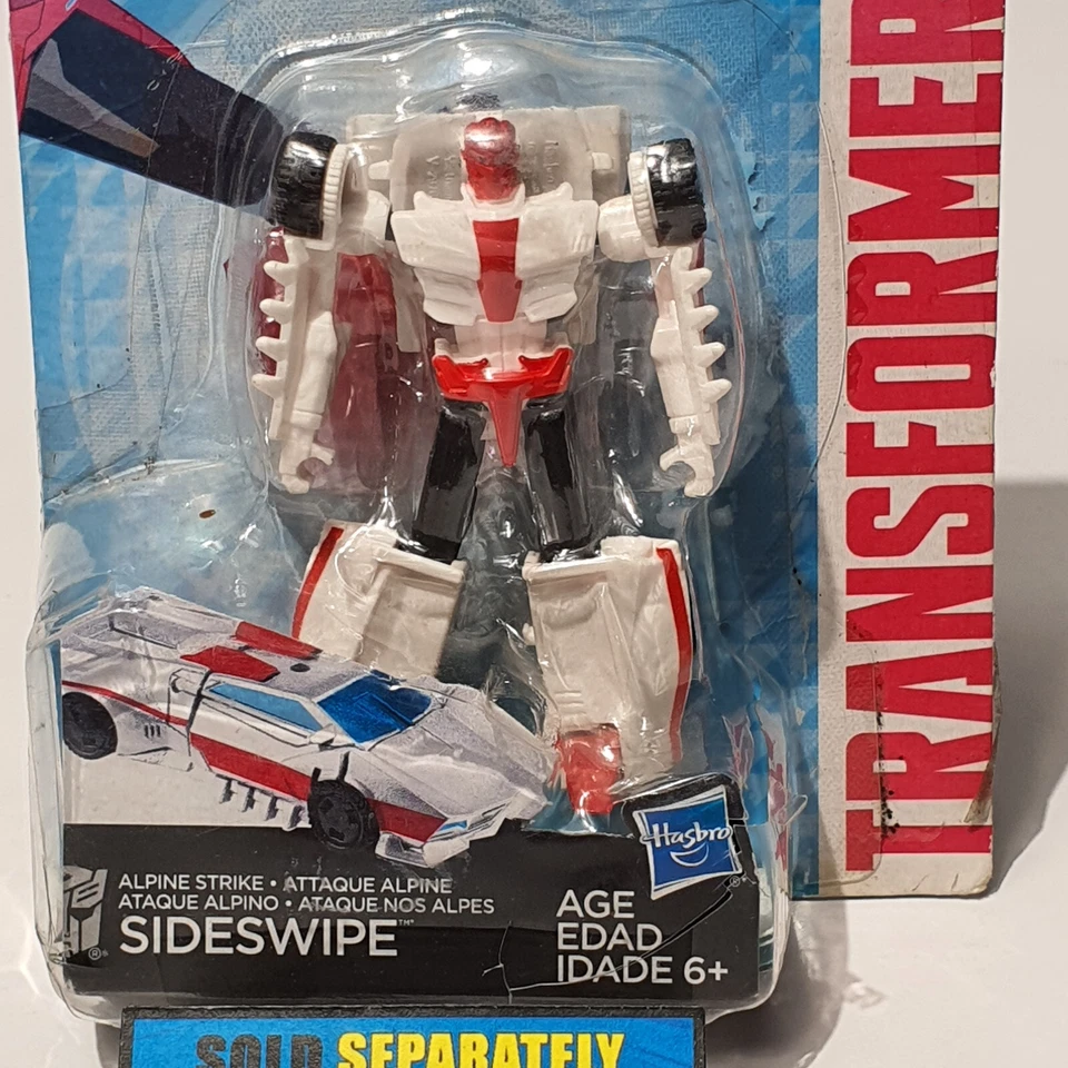 Transformers Robots in Disguise SIDESWIPE Alpine Strike Legion figura blanca RID Foto 3 de 4