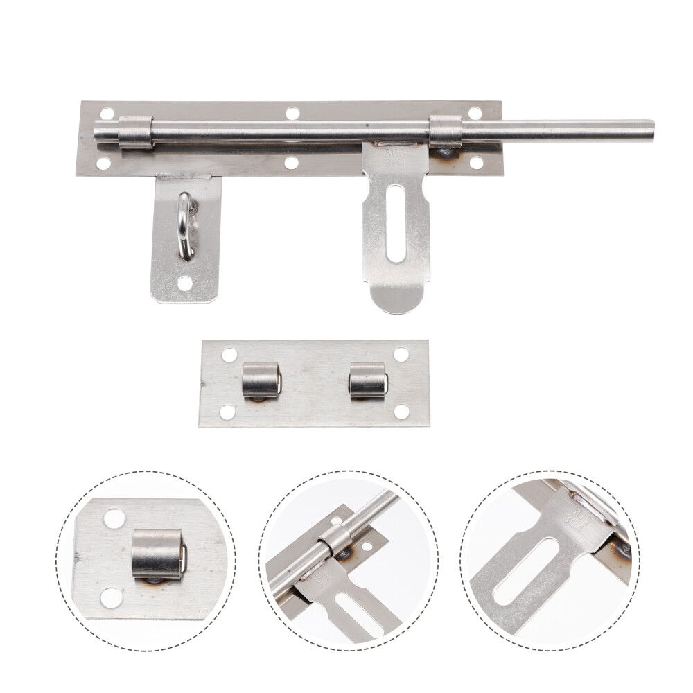 Sliding Lock Door Apartment Door Lock Stainless Steel Slide Lock Gate Lock