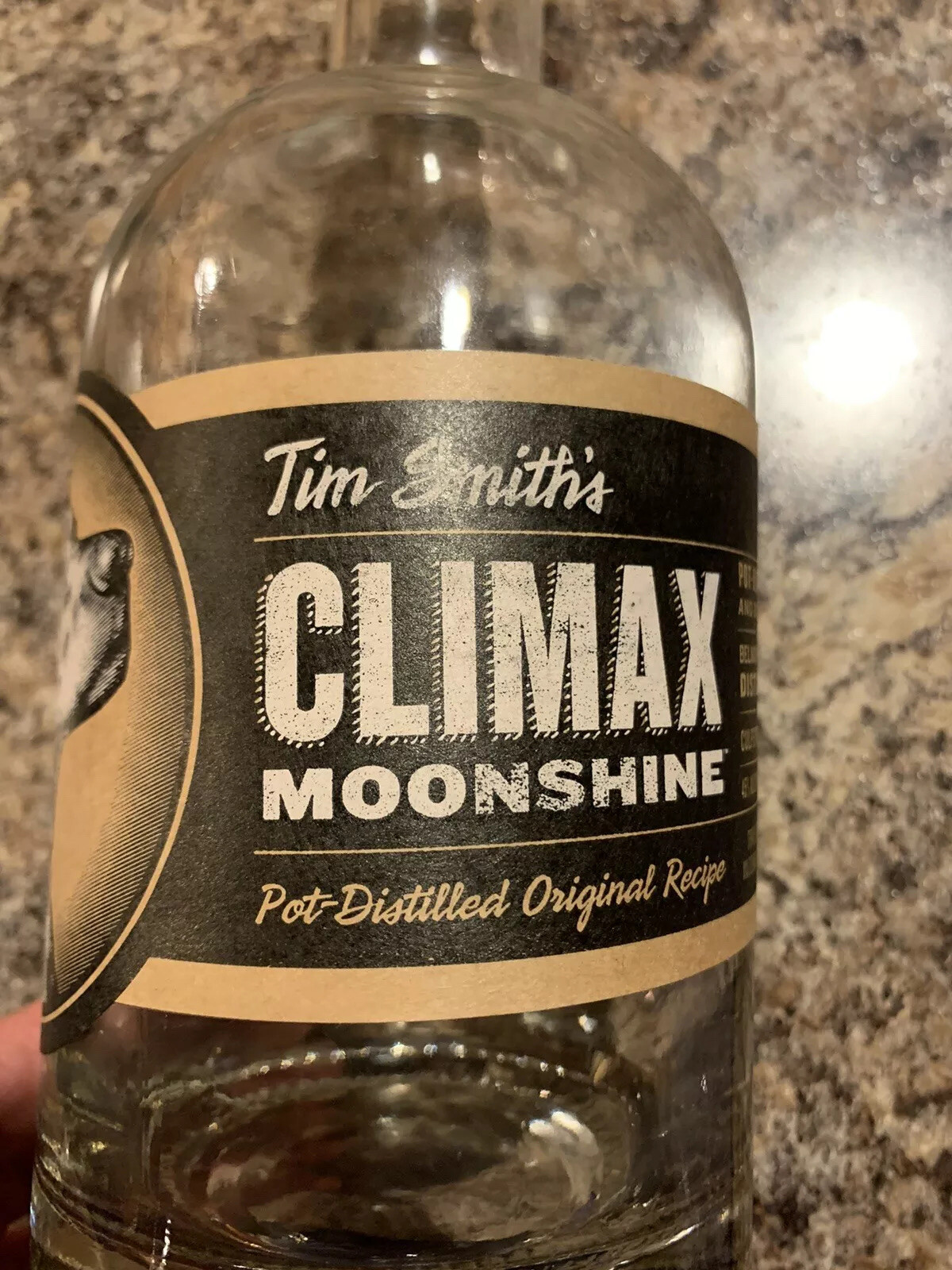 Tim Smith CLIMAX MOONSHINE Empty Bottle Moonshiners Collectible eBay