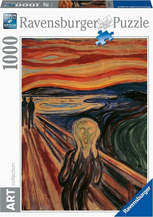 Ravensburger - Art Collezion: L’urlo, Munch Puzzle, 1000 Pezzi 15758