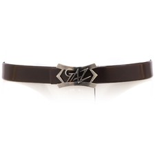 6224U men's belt GAZZARRINI brown leather brown belt men