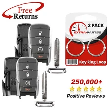 2 Remote Shell Case Pad Replacement No Electronics For Ram Pickup (OHT-4882056)