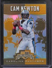 2014 Panini Rookies & Stars Crusade Gold Prizm Cam Newton #39 2/25 NM