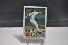 baseball topps 2023 Base Set Series One #8 Sam Moll Oakland Athletics mlb