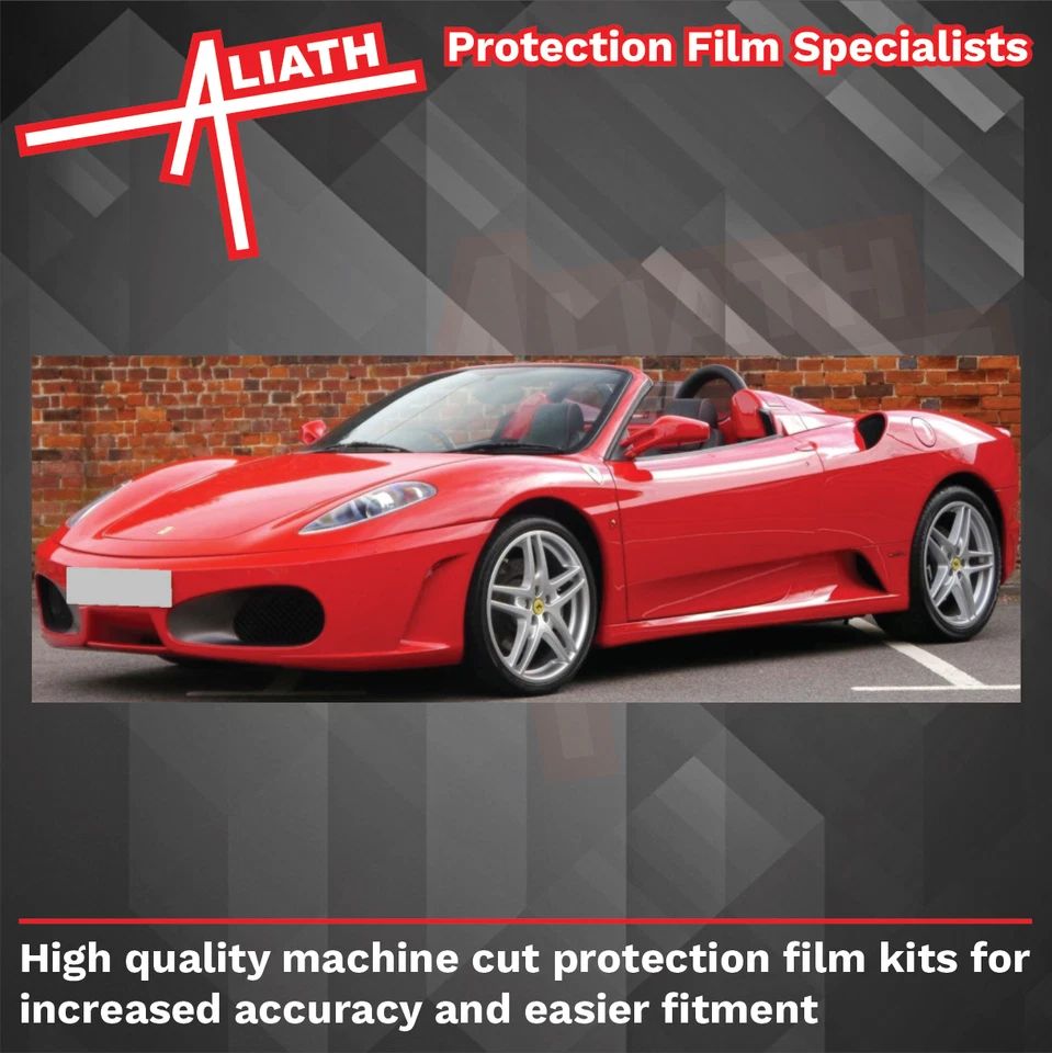 Fits Ferrari F430 2004-2009 Lower Doors Stone Chip Guard Paint Protection Film - Image 3 of 3