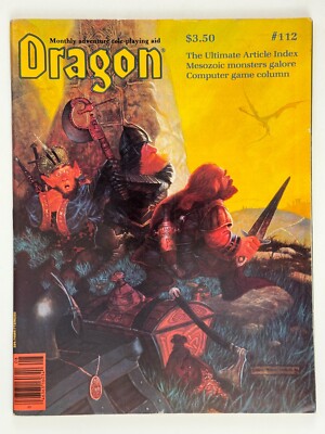 Dragon Magazine #112 w/ attached Ultimate Article Index in Fine/VF Condition D&D