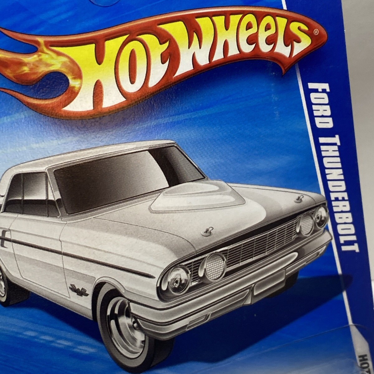 Hot Wheels Hot Auction '10 08/10 Ford Thunderbolt 166/240 White | eBay