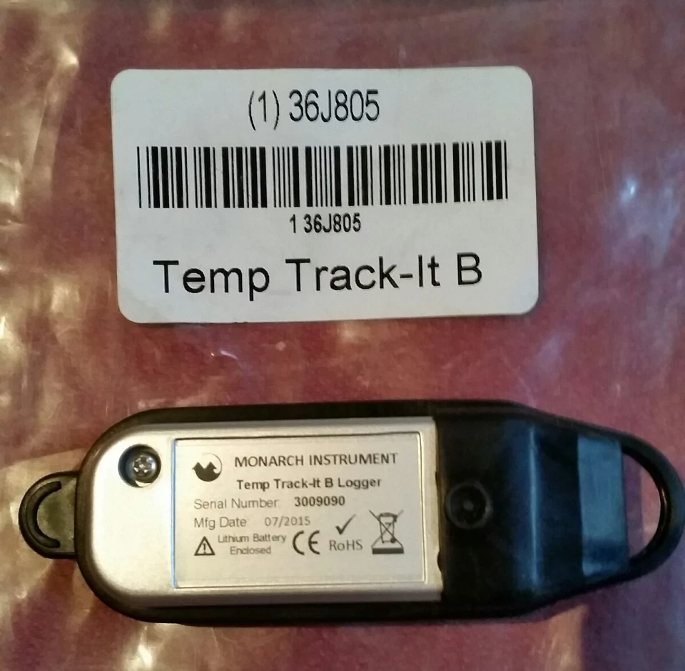 Monarch Temp Track-It B Temperature Data Logger - Grainger Part 36J805 - Image 3 of 4