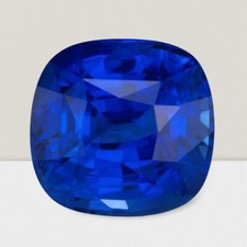 Blue Sapphire Cushion Cut Gemstone 1.30 Cts - 7 mm Flawless Loose Gem