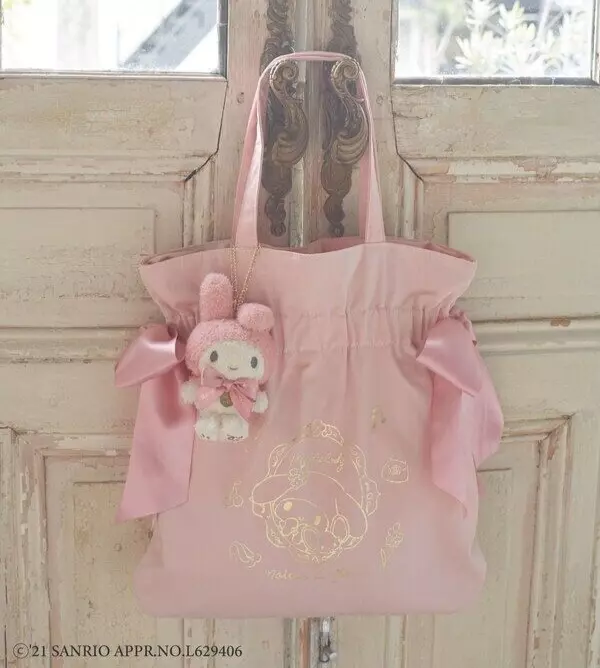 NEW Maison de FLEUR x Sanrio My Melody Ribbon Tote Bag & Mascot