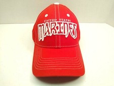United States Marines Red/White Hat ML Caps 100 Cotton Nice Condition 