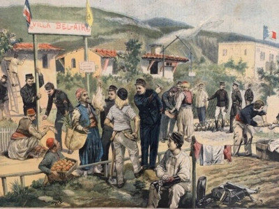 LE PETIT JOURNAL - EN CRETE - LES SOLDATS FRANCAIS A LA CANEE - 1897