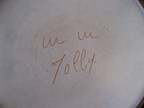 Très beau plat céramique MM Jolly à Villefranche s. mer vers 1960 Era Cocteau - Imagen 8 de 11