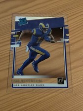 2020 Paninin Chronicles Clearly Donruss Van Jefferson Rated Rookie LA Rams