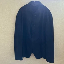 ARMANI COLLEZIONI stand collar Jacket Blouson Men Navy 