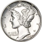 1929-P Mercury Dime — photo from another recent sale
