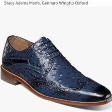 Stacy Adams 25537-400 Gennaro Wingtip Oxford BLUE