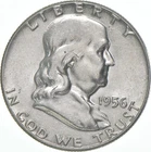 1956 Franklin Half Dollar AU 90% Silver *9810