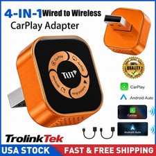 4 in 1 Wireless CarPlay Adapter for iPhone / Android Auto / AirPlay/Miracast