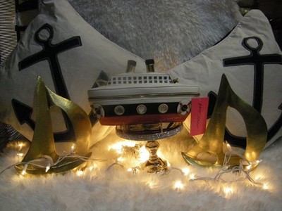 Betsey Johnson Kitsch Ship Tease Multi Color Cruise Ship Crossbody