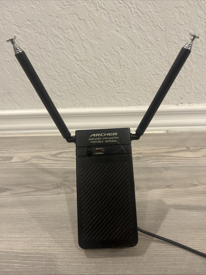 Radio Shack Archer Amplified VHF/UHF/FM Portable Antenna – Model 15 ...