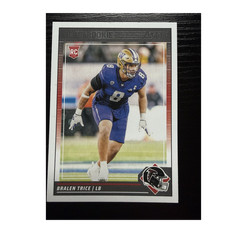 Panini 2024 Score Bralen Trice Rookie Atlanta Falcons #338 Football Card. rookie card picture