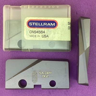 1pc STELLRAM DGZ SA-2409  2.17  OD Carbide Flat Bottom Drill 1/8  Corner Radius