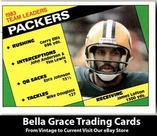 1984 Topps Team Leaders James Lofton #263 Green Bay Packers NFL Football