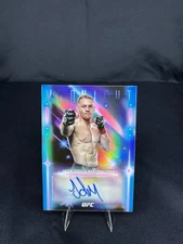 2025 Topps Midnight UFC CRG-JM Jack Della Maddalena Glimmer Graphs Auto