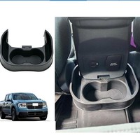 Heck-Sitz Ablagebox Mit Becherhalter FüR Ford Maverick 2022 2024 ABS