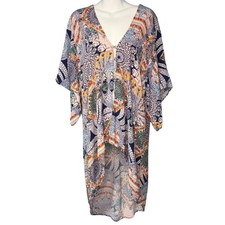 Flynn Skye OS Stevie Kimono Mind Blown Print Mandala Geo Multi Vacation Boho