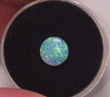 Australian Coober Pedy opal. 8mm Round Calibrated. 0.75ct. Natural solid opal