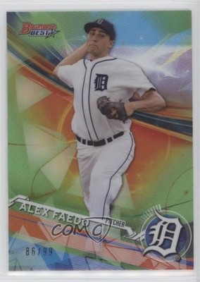 2017 Bowman's Best Top Prospects Green Refractor 86/99 Alex Faedo #TP-5 y8h