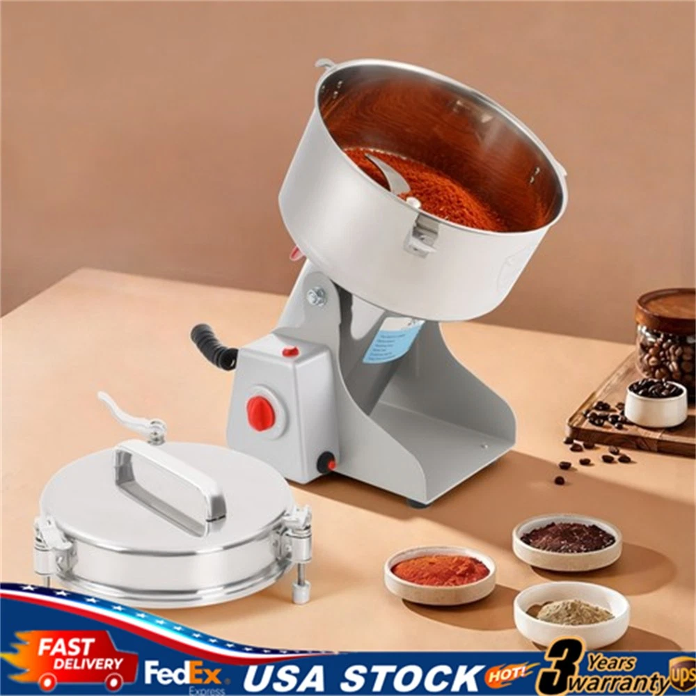 Commercial Electric Herb Grinder Spice Crusher Dry Grain Pepper Machine
