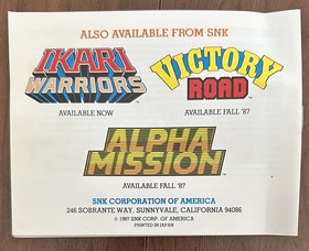 Athena (Nintendo Entertainment System, NES ) & Manual & Sleeve 5 Screw CLEAN