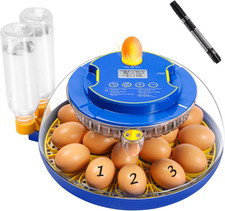 18 Egg Incubators for Hatching Eggs  360 Airflow Circulation System Incubator wit