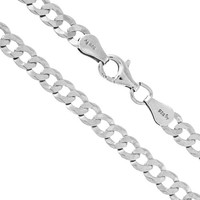 Cavill Panzerkette 925 Silber 60 Cm, Elegant, Robust, Damen Herren Schmuck