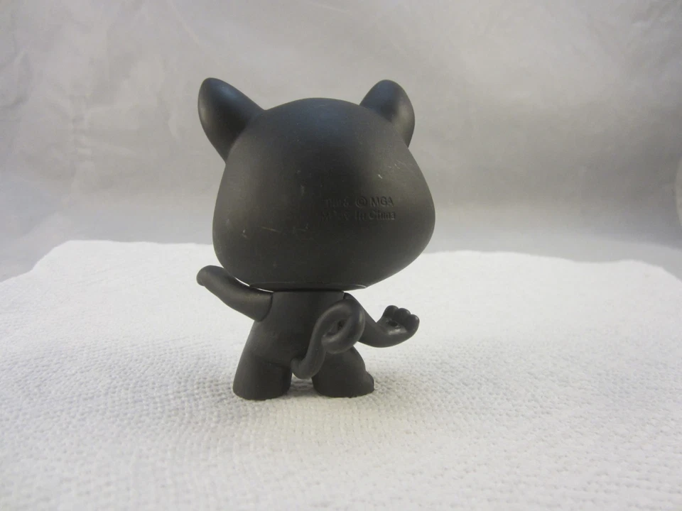 Vintage MGA Black Kitty Cat Pink Ears - Image 3 of 4