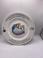 Wedgewood Vintage Peter Rabbit 7” Side Plate Beatrix Potter Decorative